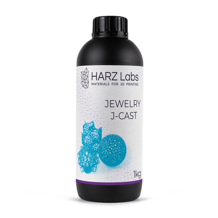 Фотополимер HARZ Labs  jewelry J-Cast для LCD/DLP принтеров, 1 литр (выгораемый) JCast1л - фото 363625