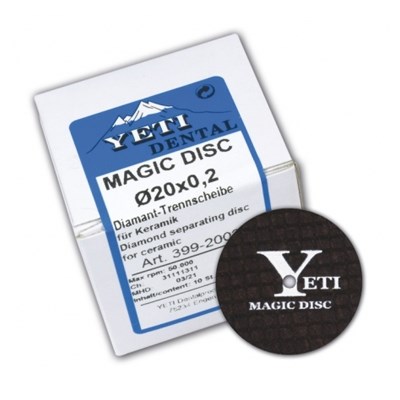 Диск отрезной для прессованной керамики Magic Disc, эластичный с алмазной крошкой, 10 шт. 399-2002 - фото 364344