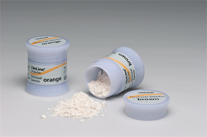 Дентин окклюзионный IPS InLine occlusal Dentin A-D 20 г (коричневый). 593272 - фото 368845