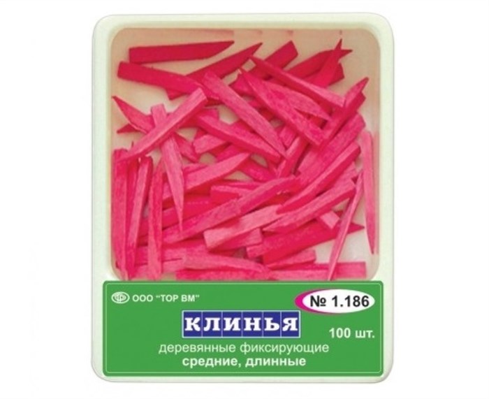 "Клинья фиксирующие деревянные ""ТОР ВМ""1.186 Клинья фиксирующие, деревянные, розовые, ТОР ВМ (Россия)" 1.186 - фото 374744