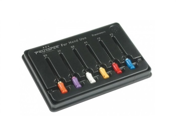 Ручные файлы ProTaper Hand F2/Протапер Хэнд 25мм, Dentsply-Maillefer (Швейцария) F2 - фото 376123