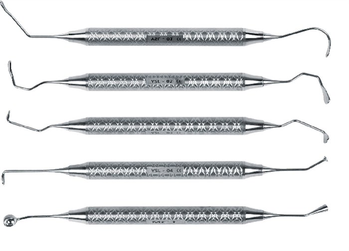 Стоматологический набор кюрет для синус-лифтинга, Mr.Curette Tech, Южная Корея YSL-SET - фото 381875