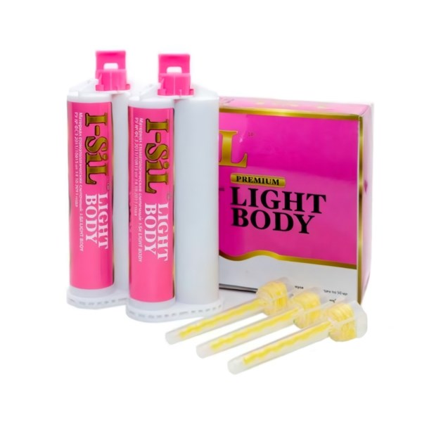 I-SiL LIGHT BODY - корригирующий слепочный материал (А-силикон), 50 мл х 2 7111RВ - фото 387450