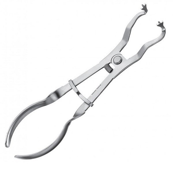 DENTAL DAM FORCEPS - щипцы для кламмеров H-01262 - фото 390957
