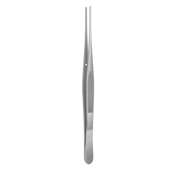 Hu-Friedy Tissue Pliers Semkin-Taylor - пинцет прямой хирургический, 12,5 см TP33 - фото 398336