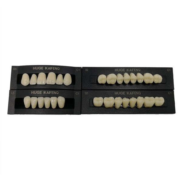 Kaifeng - зубы акриловые 28*1/ C1, S5 (1 гарнитур) C1S5/L5/32_Kaifeng - фото 400032