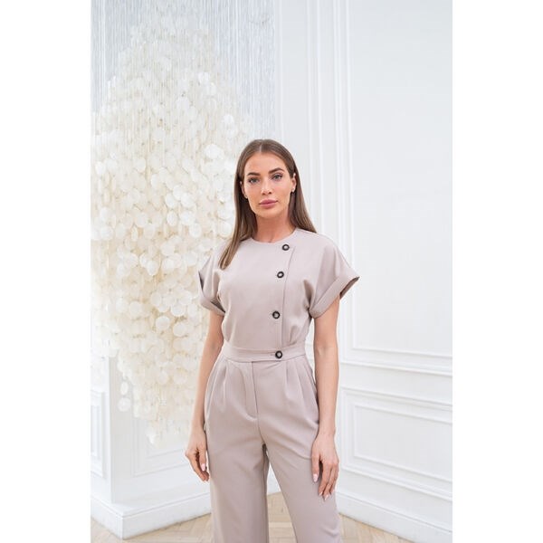 Комбинезон женский Beauty, бежевый, 46-48 DRN277-BEG-48 - фото 403108