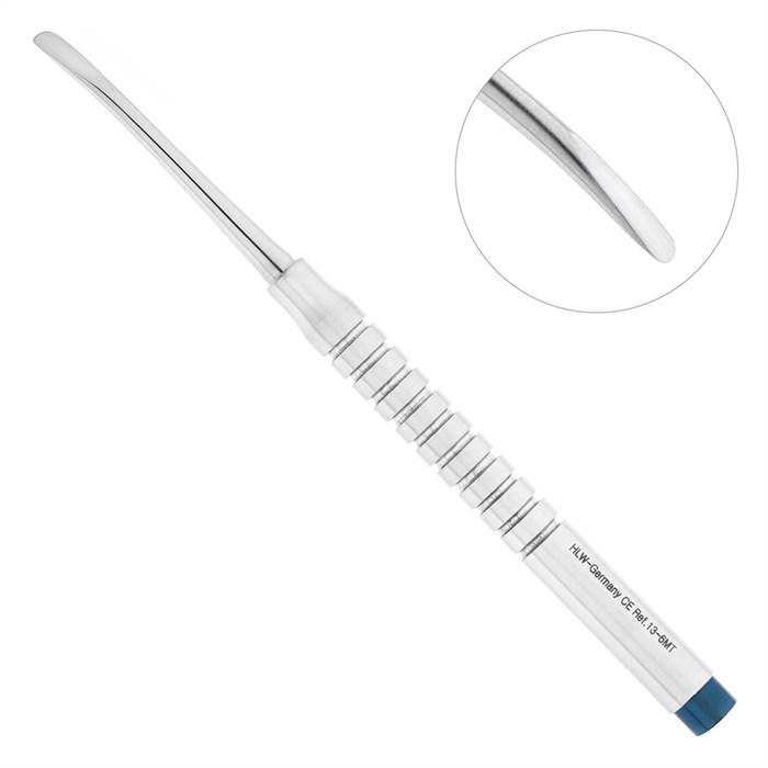 HLW 13-6MT - элеватор мини изогнутый, 4 мм, нижняя челюсть 13-6MT - фото 413810