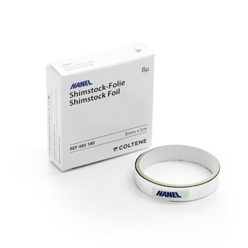 SHIMSTOCK FOIL - окклюзионная фольга на алюминиевой основе 8 мкм, 8 мм х 5 м 480180 - фото 417339