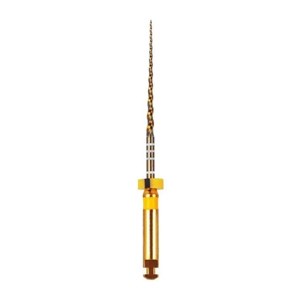 GOLD-TAPER - машинные файлы F1, 25 мм, конус 05%, ISO 18, 6 шт ГЕ03.025.235 - фото 419893