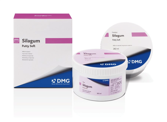 Слепочная масса Silagum Putty Standart (2 х 262 мл), базовый слой. 909420 - фото 434498