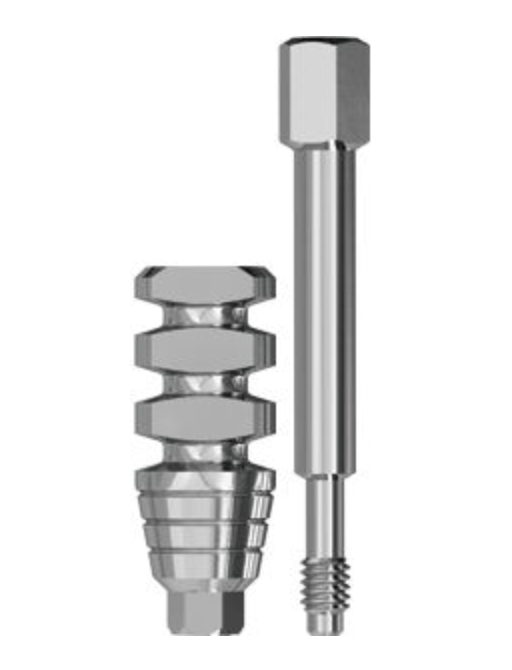 Слепочный трансфер с винтом [открытая ложка] для MIS Seven/M4 SP [3.75 / 4.2], D = 5 mm, H [без винта] = 11 mm, H [с винтом] = 18 mm MD-IO375 - фото 435112