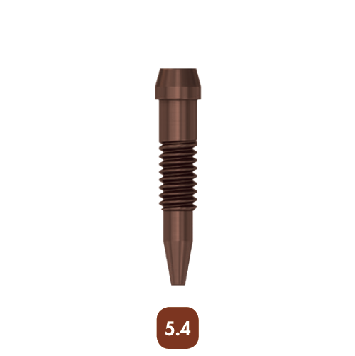 Лабораторный винт абатмента EV 5.4 (3 шт.) (Lab Abatment Screw EV 5.4 (3 pcs.)), арт: 25480 25480 - фото 437437