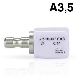 Блоки IPS e.max CAD CEREC/inLab LT A3,5 C14 (5шт.). Ivoclar 1231919999 - фото 437507