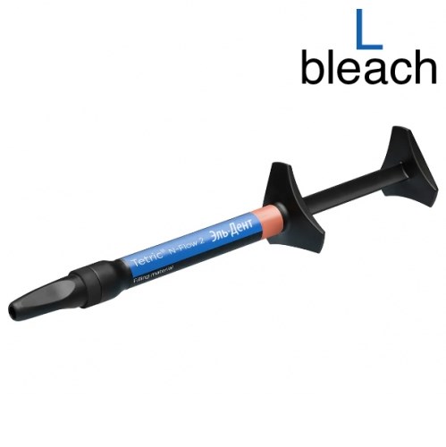 Tetric N-Flow 2 Refill  BLEACH L  шприц 2гр.- светоотверждаемый рентгеноконтрастный текучий наногибридный композит. Ivoclar 1231919410 - фото 437539