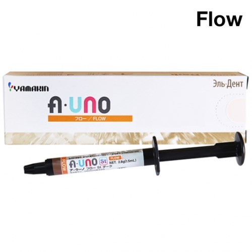 A-UNO Flow 2.8 г (1.5 мл) композит жидкотекучий стоматологический с эффектом камуфляжа, для реставраций одним оттенком, YAMAKIN 1231919470 - фото 437572