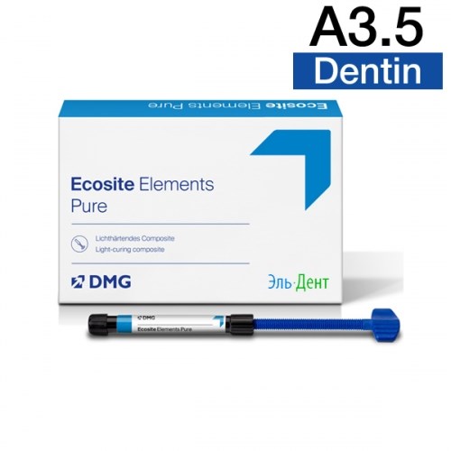 Ecosite Elements Pure A3.5 дентин 4гр 1231916787 - фото 437638