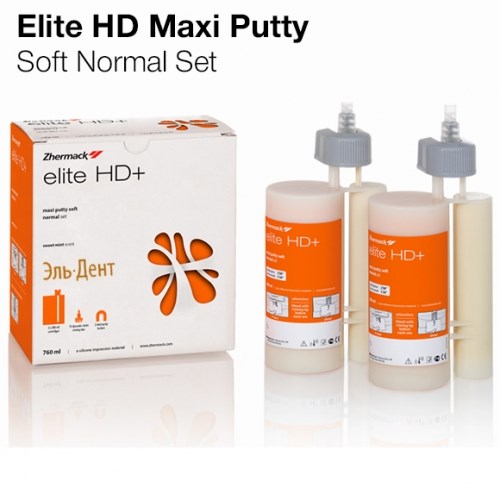Elite НD+ Maxi Putty Soft Normal Set 2х380мл, 15 смес. 1231914617 - фото 437758
