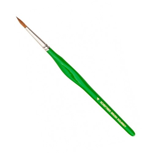 Кисточка Kolinsky Brush #4 для нанесения и оформления керамического материала (1 шт), Scheftner 1231920070 - фото 438030