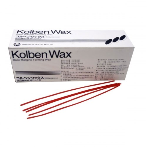 Воск Kolben Wax для формирования краёв базиса, в прутках, 500 шт. 1231919567 - фото 438039