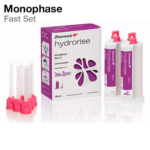 Hydrorise Monophase Fast Set (2х50мл), C207007, Zhermack 1231914620 - фото 438155