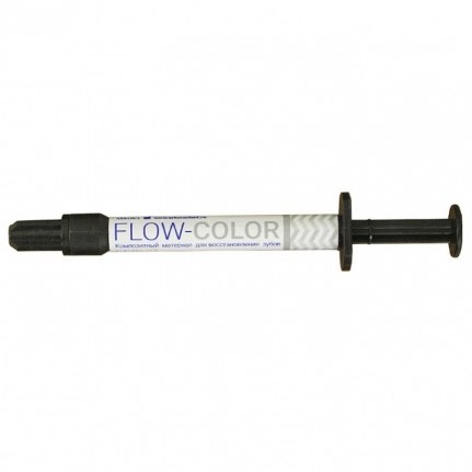FLOW-COLOR БЕЛЫЙ(1 гр) -цветной микрогибридный светоотв.композит типа "flow", ARKONA 1231916845 - фото 438515