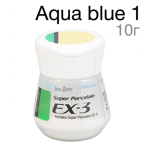 EX-3 Люстровый фарфор Aqua blue 1 (10 г) 1231920166 - фото 439490