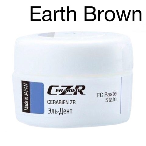 CZR FC EARTH BROWN (3 г) пастообразный краситель 1231920270 - фото 439504