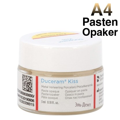 Duceram Kiss пастообразный опак Pasten Opaker PO A4 (3 мл) Degudent 1231920050 - фото 439594