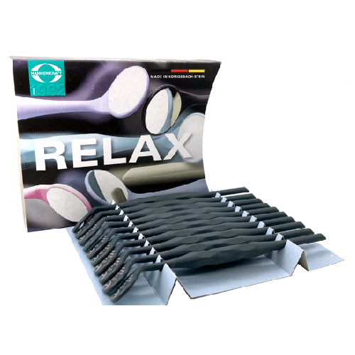 Hahnenkratt RELAX FS Ultra - ультраяркое зеркало с ручкой, №4, диаметр 22 мм, антрацит, 10 шт 7306 - фото 440433