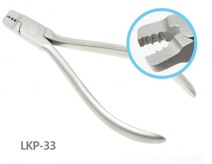 LKP-33 Щипцы для лингвальных дуг (бюгельные) LKP-33 - фото 440985