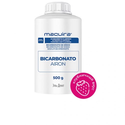 Порошок для air flow AIRON BICARBONATO клубника 500г (50-70 мкм) 1231917960 - фото 446320