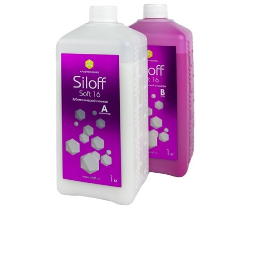 Силикон дублирующий Siloff 16 Soft (1кг + 1кг) 1231916343 - фото 446479