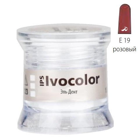 Краситель порошкообразный IPS Ivocolor Essence E19 rose-розовый (1.8гр.). Ivoclar 1231919985 - фото 446497