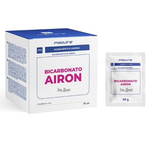 Порошок для air flow AIRON BICARBONATO нейтральный 40г (50-70 мкм) 1231917963 - фото 447423