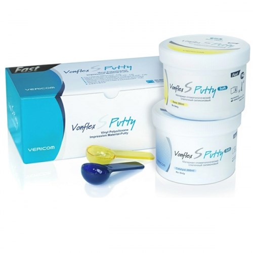 Vonflex S Putty Soft Fast А-силикон ускоренной полимеризации, 2х280 мл 1231917575 - фото 447436