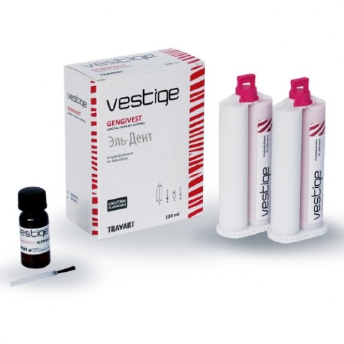 Vestige Gengivest  2x50 ml - А-силикон для десневой маски, твердый, TRAYART 1231918546 - фото 447669