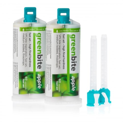 Greenbite apple материал для регистрации прикуса (2х50мл), Detax (Германия) 0001914030 - фото 447780
