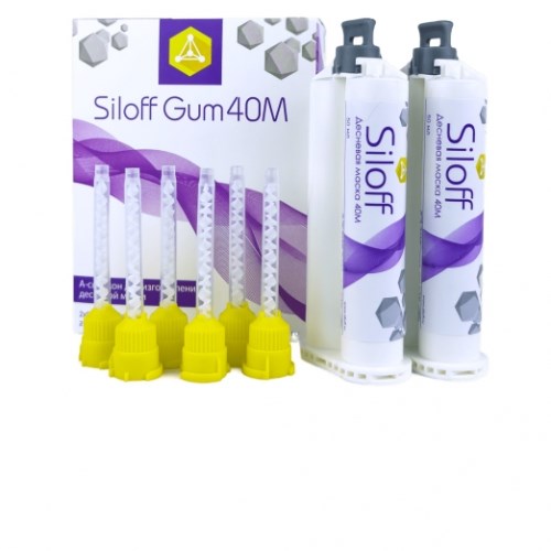 Десневая маска Siloff Gum 40M Super Elastic 2x50 (мягкая), с насадками 1231916341 - фото 448460