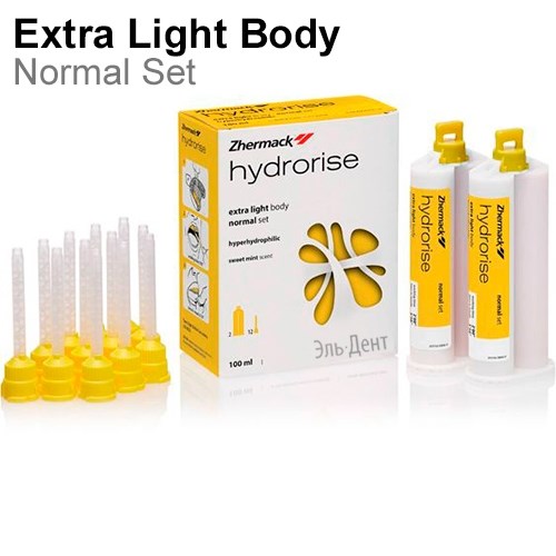 Hydrorise Extra Light Body Normal Set (2х50мл), С207002, Zhermack 0001912244 - фото 449729