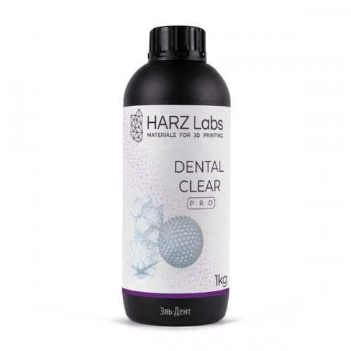 Фотополимерная смола для 3D печати Dental Clear PRO (1 кг) 1231920128 - фото 449815