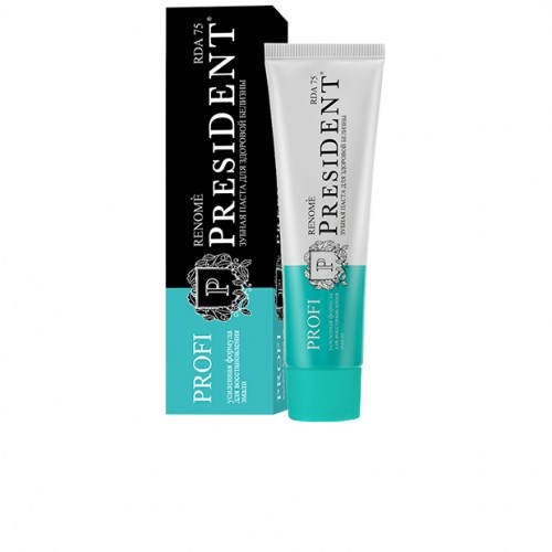 Зубная паста Renome (50 мл) RDA 75. PRESIDENT PROFI 1231916729 - фото 450139