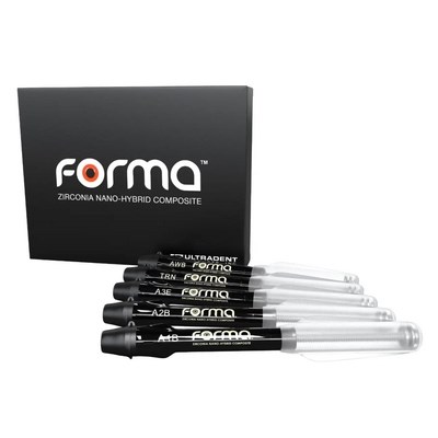 FORMA 5 SYR KIT набор - 5 x 4 г (A1B,2xA2B,A3B,A3.5B) -наногибридный композит с циркониевым наполнителем. Ultradent 1231919440 - фото 450155
