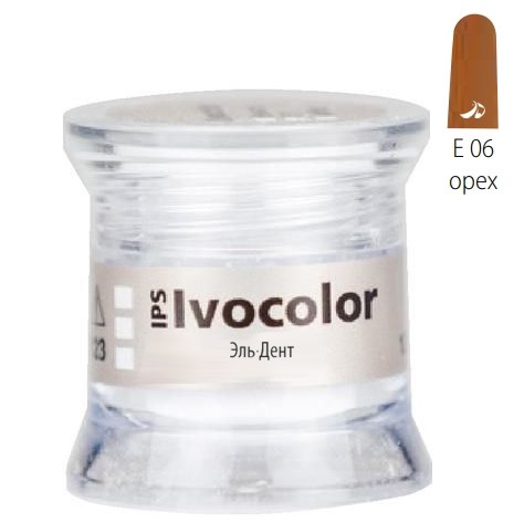 Краситель порошкообразный IPS Ivocolor Essence E06 hazel-ореховый (1.8гр.). Ivoclar 1231919973 - фото 450217