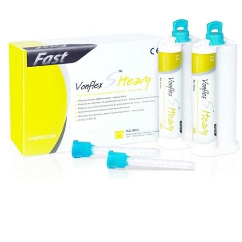 Vonflex S Heavy Fast А-силикон для регистрации прикуса, 2x50мл 1231917568 - фото 450356