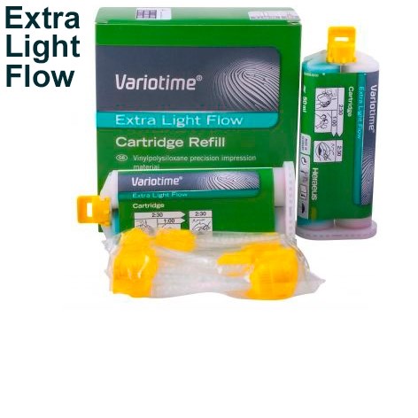 Variotime Extra Light Flow (2 х 50 мл) - корригирующий слой оттискной ортопедический, Kulzer 1231913187 - фото 450567