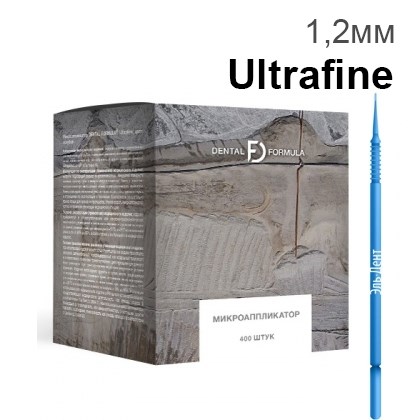 Аппликаторы DENTAL FORMULA Ultrafine (голубой) 100шт. Benovy 1231918288 - фото 450777
