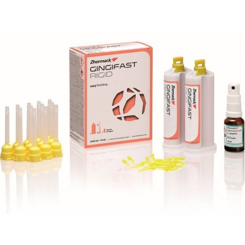 Gingifast Rigid (2*50ml) десневая маска А-силикон, 401520, Zhermack (БЕЗ СЕПАРАТОРА) 00000910290 - фото 451227