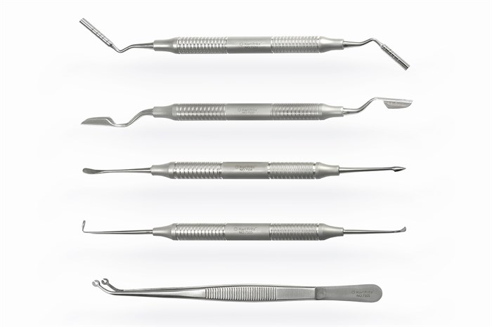 Hahnenkratt RELAX FS Rhodium - родиевое зеркало с ручкой, №4, диаметр 22 мм, антрацит, 10 шт 7106 - фото 451265