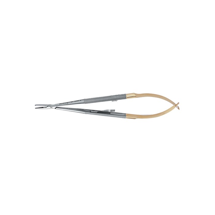 Иглодержатель Castroviejo Perma Sharp 14 см 5 1/2(от 5-0 до 10-0) прямой NH5020R - фото 451794